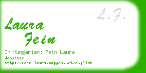 laura fein business card